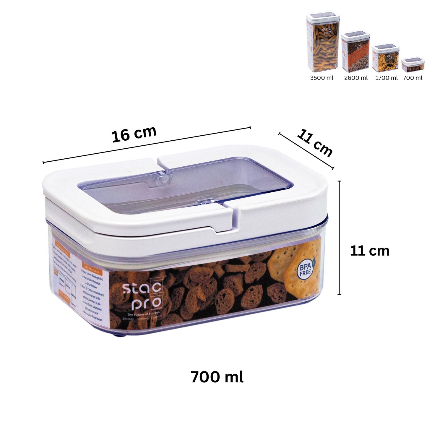 Fliplok Food Container - 700ml