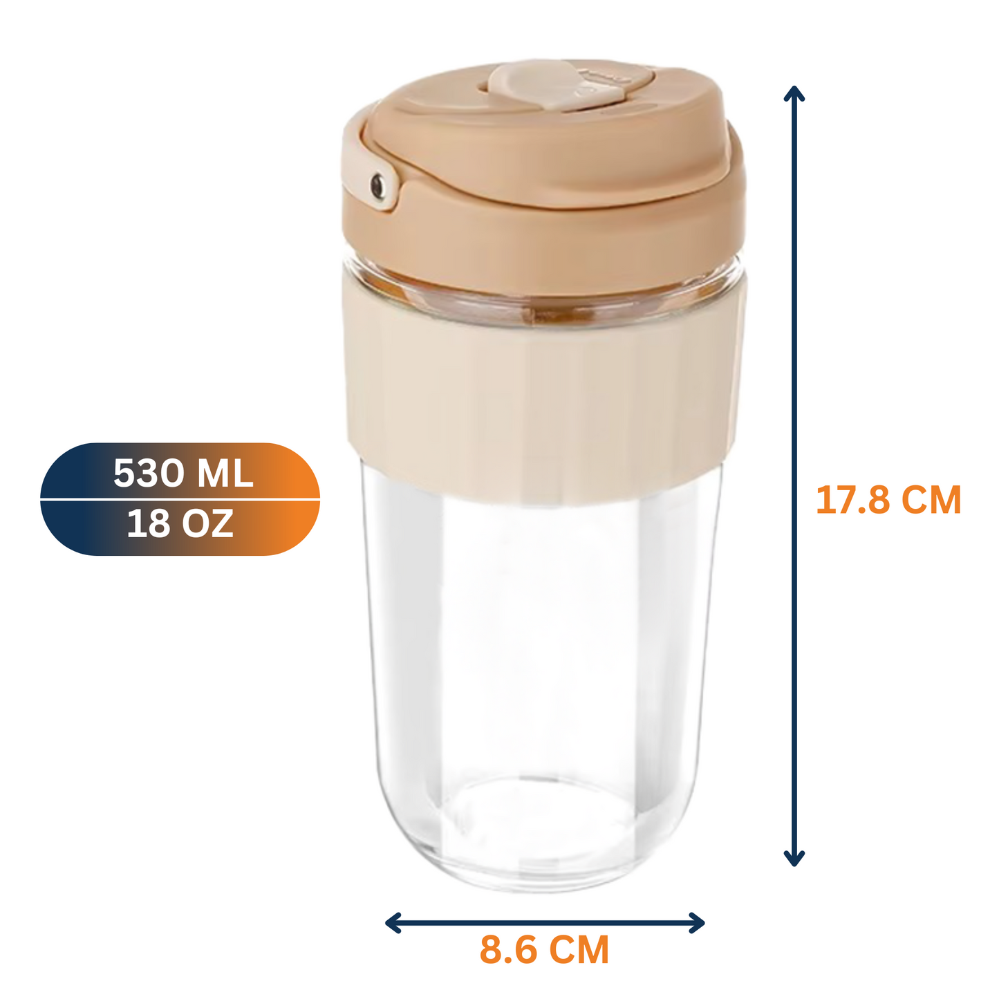 SUPERB Coffee Tumbler - 530 ml, Milk Chocolate