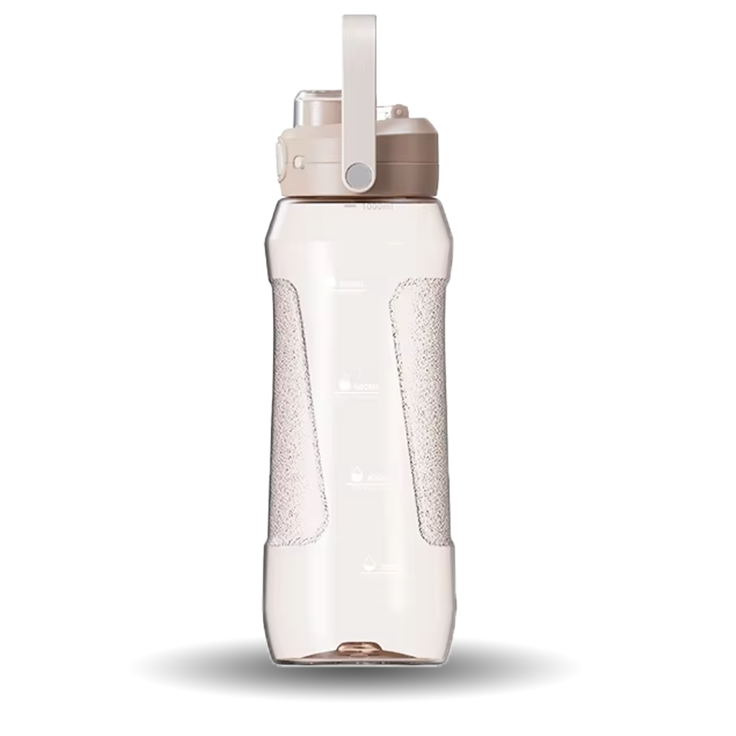 CLEARLOK Sport Grip Bottle - Peach, 1000 ml