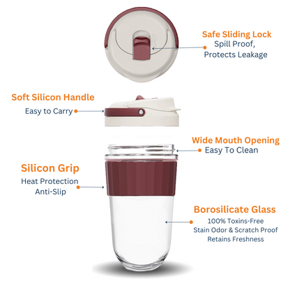 SUPERB Coffee Tumbler - 530 ml, Milk Chocolate